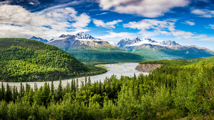 Paysage d'Alaska