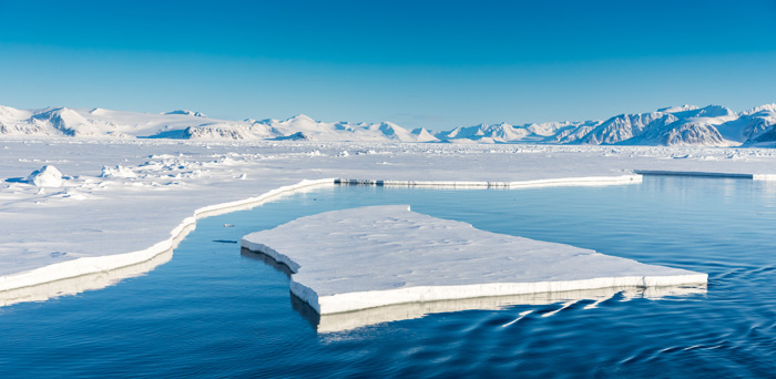 Paysages d’été en Arctique